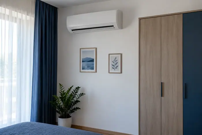 Aer conditionat in locuinta: mobilier asezat fara blocarea grilelor aparatului