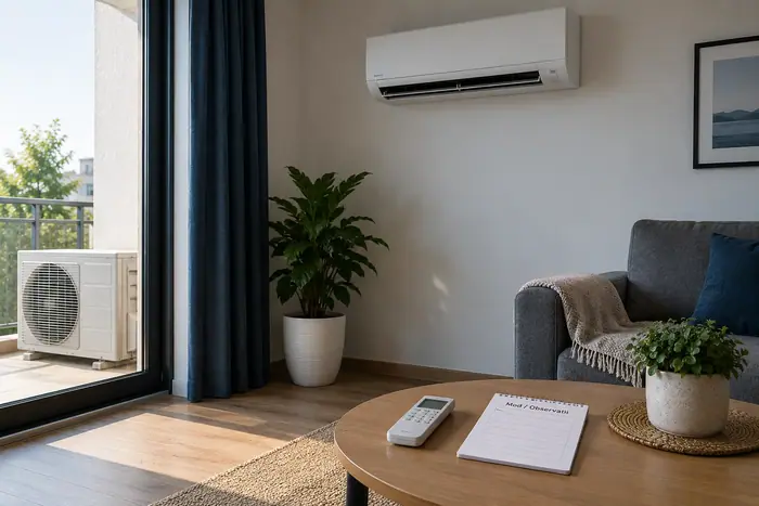 Aer conditionat in locuinta: setari si observatii la proba de functionare