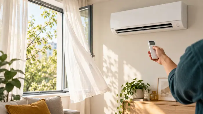 Aer conditionat in locuinta: spring breeze, cooling season