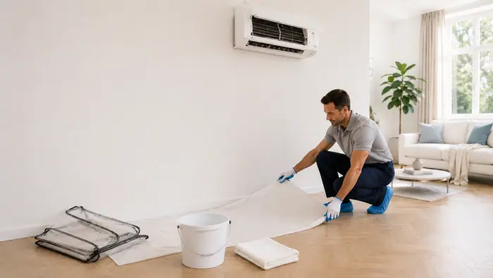 Curatare sub husa: pregatire pentru spalarea aparatului de aer conditionat